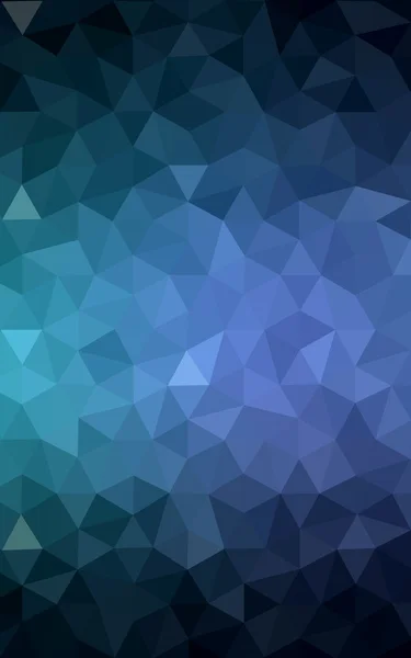 Multicolor dark green, blue polygonal design pattern, which consist of triangles and gradient in origami style. — Stock Photo, Image
