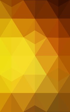 Degrade, arka planda origami stil ve üçgen oluşur turuncu poligonal desen.