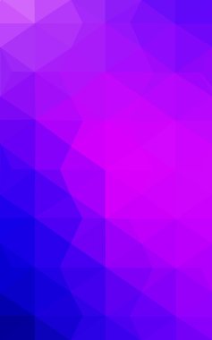 Üçgenler ve degrade origami tarzı oluşur çok renkli pembe, mavi köşeli tasarım deseni.