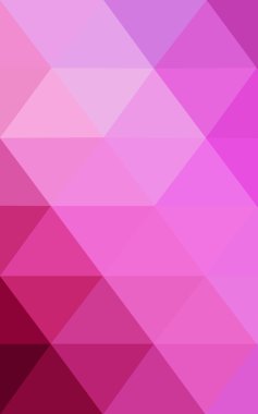 Üçgenler ve degrade origami tarzı oluşur çok renkli koyu mor, pembe poligonal tasarım deseni.