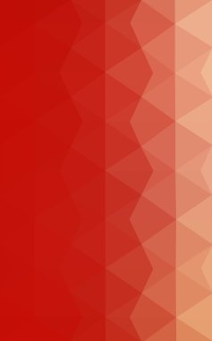 Üçgenler ve degrade origami tarzı oluşur kırmızı köşeli tasarım deseni.