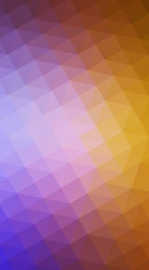 Üçgenler ve degrade origami tarzı oluşur çok renkli pembe, sarı poligonal tasarım illüstrasyon.