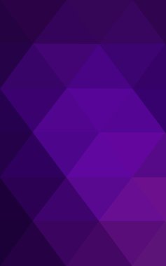 Üçgenler ve degrade origami tarzı oluşur çok renkli koyu mor, pembe poligonal tasarım deseni.