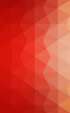 Üçgenler ve degrade origami tarzı oluşur kırmızı köşeli tasarım deseni.