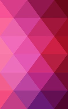 Üçgenler ve degrade origami tarzı oluşur çok renkli koyu mor, pembe poligonal tasarım deseni.