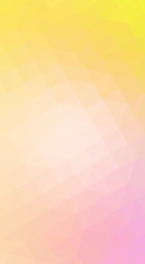 Üçgenler ve degrade origami tarzı oluşur çok renkli pembe, sarı poligonal tasarım illüstrasyon.