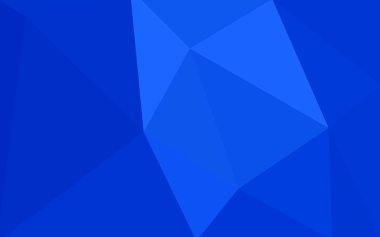 Üçgenler ve degrade origami tarzı oluşur mavi köşeli tasarım deseni.