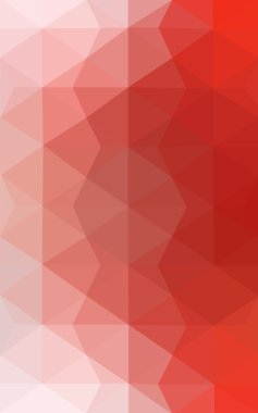 Üçgenler ve degrade origami tarzı oluşur kırmızı köşeli tasarım deseni.