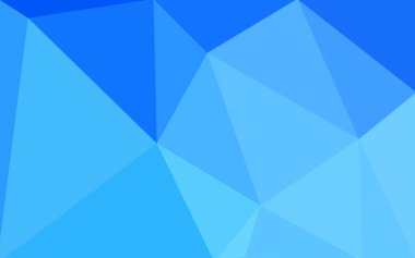 Üçgenler ve degrade origami tarzı oluşur mavi köşeli tasarım deseni.