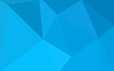 Üçgenler ve degrade origami tarzı oluşur mavi köşeli tasarım deseni.