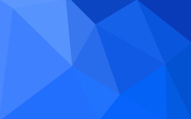 Üçgenler ve degrade origami tarzı oluşur mavi köşeli tasarım deseni.