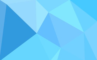 Üçgenler ve degrade origami tarzı oluşur mavi köşeli tasarım deseni.