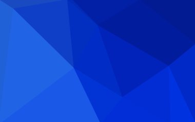 Üçgenler ve degrade origami tarzı oluşur mavi köşeli tasarım deseni.