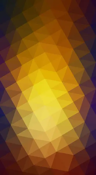 Ilustración multicolor de diseño poligonal oscuro, que consiste en — Foto de Stock
