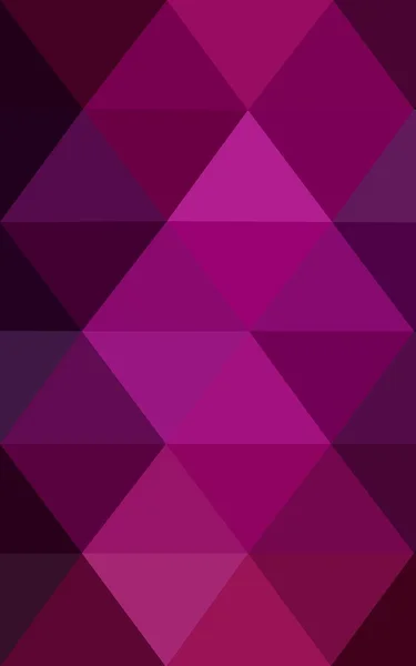 Modèle de conception polygonale rose foncé, qui se composent de triangles et de dégradé dans le style origami . — Photo