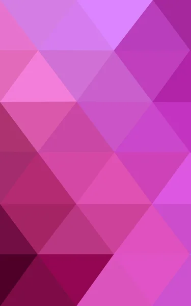 Multicolore viola scuro, rosa modello di disegno poligonale, che consistono di triangoli e gradiente in stile origami . — Foto Stock