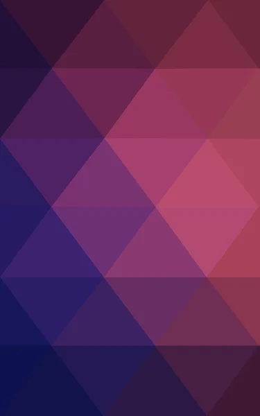 Multicolore violet foncé, motif polygonal rose, qui se composent de triangles et de dégradé dans le style origami . — Photo