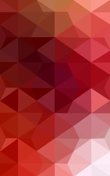 Red polygonal design pattern, which consist of triangles and gradient in origami style. — Stock Photo, Image