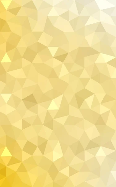 Žlutá polygonální návrhový vzor, který se skládají z trojúhelníků a gradient v origami stylu. — Stock fotografie