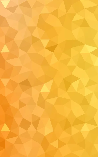 Modèle de conception polygonale jaune, qui se composent de triangles et de dégradé dans le style origami . — Photo