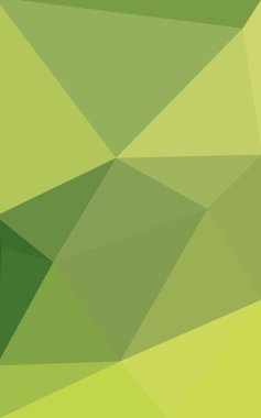 Üçgenler ve degrade origami tarzı oluşur çok renkli yeşil, sarı, turuncu poligonal tasarım deseni.