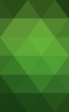 Üçgenler ve degrade origami tarzı oluşur koyu yeşil köşeli tasarım deseni.