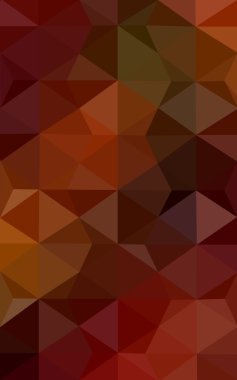 Üçgenler ve degrade origami tarzı oluşur çok renkli koyu kırmızı, yeşil köşeli tasarım deseni.