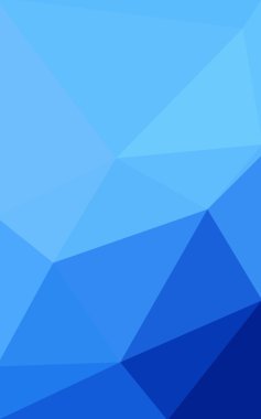 Üçgenler ve degrade origami tarzı oluşur mavi köşeli tasarım deseni.