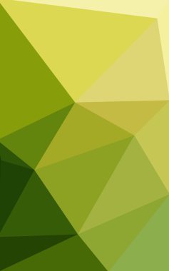 Üçgenler ve degrade origami tarzı oluşur çok renkli yeşil, sarı, turuncu poligonal tasarım deseni.