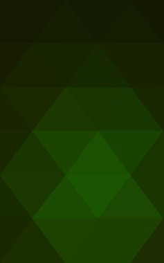Üçgenler ve degrade origami tarzı oluşur koyu yeşil köşeli tasarım deseni.