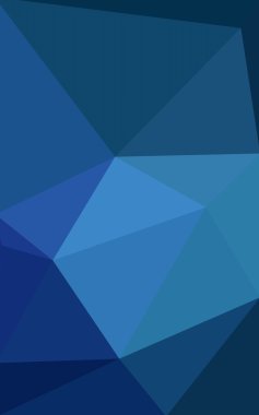 Üçgenler ve degrade origami tarzı oluşur mavi köşeli tasarım deseni.