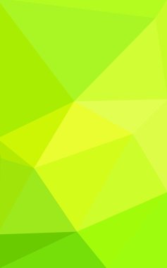 Üçgenler ve degrade origami tarzı oluşur çok renkli yeşil, sarı, turuncu poligonal tasarım deseni.