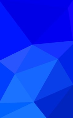 Üçgenler ve degrade origami tarzı oluşur mavi köşeli tasarım deseni.