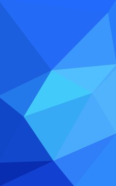 Üçgenler ve degrade origami tarzı oluşur mavi köşeli tasarım deseni.