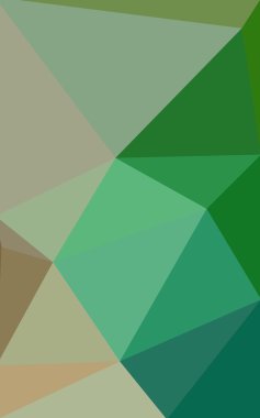 Üçgenler ve degrade origami tarzı oluşur çok renkli yeşil, sarı, turuncu poligonal tasarım deseni.