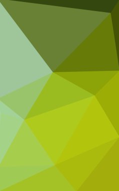 Üçgenler ve degrade origami tarzı oluşur çok renkli yeşil, sarı, turuncu poligonal tasarım deseni.