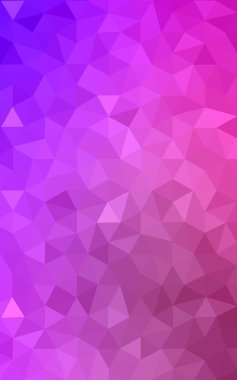 Üçgenler ve degrade origami tarzı oluşur çok renkli koyu mor, pembe poligonal tasarım deseni.