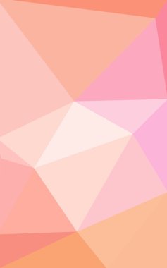 Üçgenler ve degrade origami tarzı oluşur çok renkli pembe, sarı poligonal tasarım deseni.