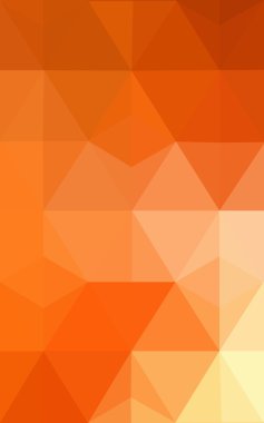 Üçgenler ve degrade origami tarzı oluşur çok renkli kırmızı, sarı, turuncu poligonal tasarım deseni.