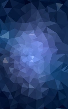 Üçgenler ve degrade origami tarzında oluşan koyu mor kenarlı tasarım deseni.