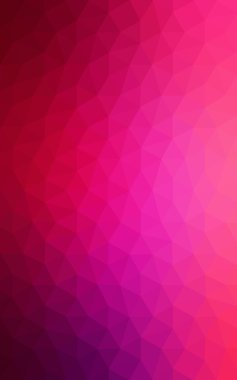 Üçgenler ve degrade origami tarzı oluşur çok renkli koyu mor, pembe poligonal tasarım deseni.