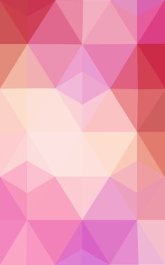 Üçgenler ve degrade origami tarzı oluşur çok renkli kırmızı, sarı, turuncu poligonal tasarım deseni.