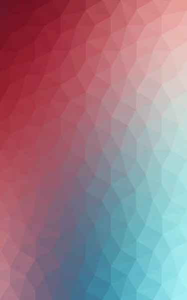 Patrón de diseño poligonal multicolor azul, rojo, que consiste en triángulos y gradiente en estilo origami . — Foto de Stock