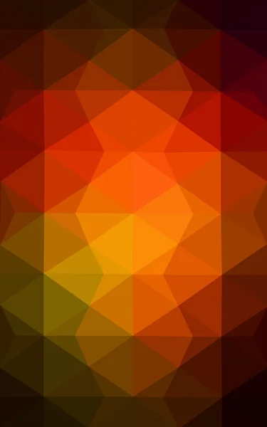 Multicolor dark red, green polygonal design pattern, which consist of triangles and gradient in origami style. — Stock Photo, Image