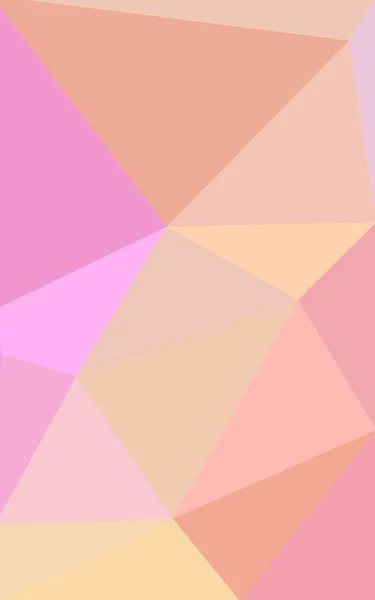 Multicolor różowy, żółty wielokątne wzór, który składa się z trójkątów i gradientu w stylu origami. — Zdjęcie stockowe