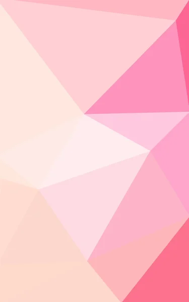 Multicolore rosa, modello di disegno poligonale giallo, che consiste di triangoli e gradiente in stile origami . — Foto Stock