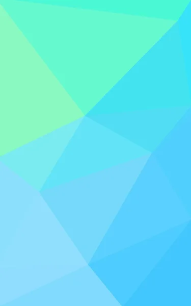 Hijau multiwarna, pola desain poligonal biru, yang terdiri dari segitiga dan gradien dalam gaya origami . — Stok Foto
