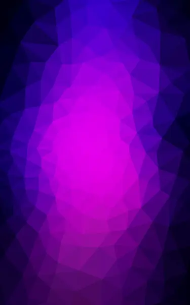 三角形と折り紙スタイルの勾配から成っている暗い紫色の多角形デザイン パターン. — ストック写真