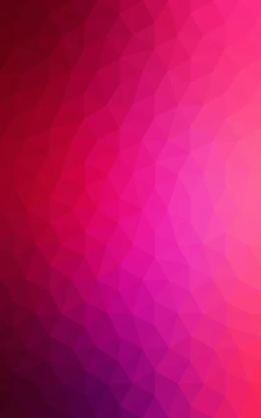Multicolore violet foncé, motif polygonal rose, qui se composent de triangles et de dégradé dans le style origami . — Photo