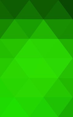 Üçgenler ve degrade origami tarzı oluşur yeşil köşeli tasarım deseni.